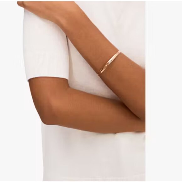 Kate Spade Stop And Smell The Roses Idiom Bangle - Picture 2 of 12